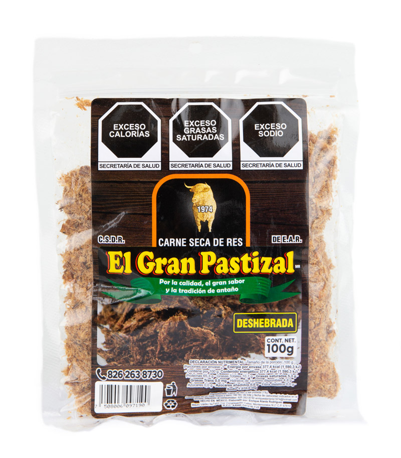 Carne seca Pastizal 100 gr Molida