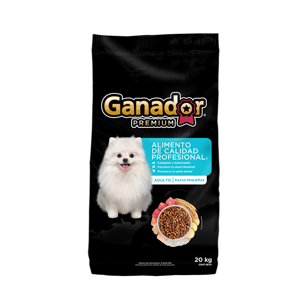 Ganador premium razas pequeñas bulto 20kg