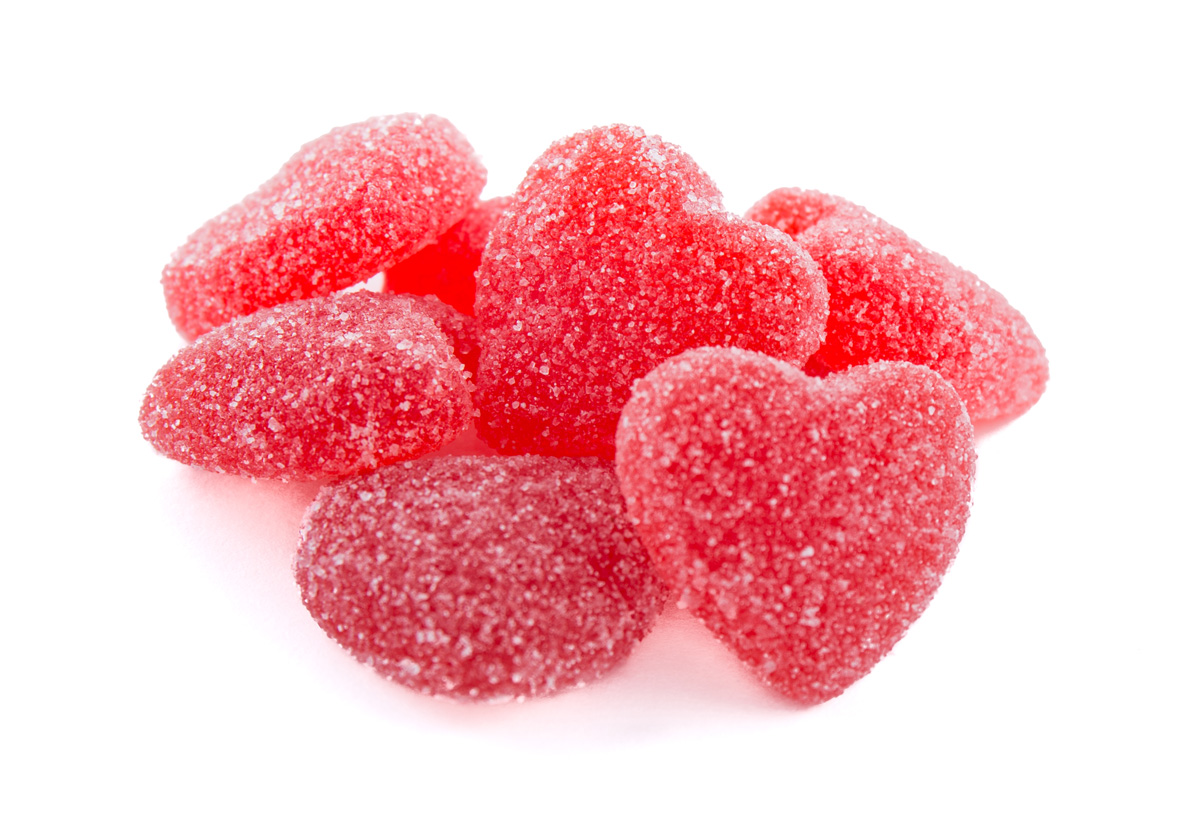 Goma corazones