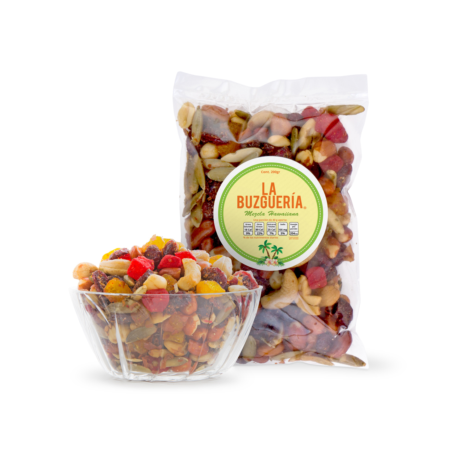 Mezcla Hawaiana Caja 10 kilos Granel