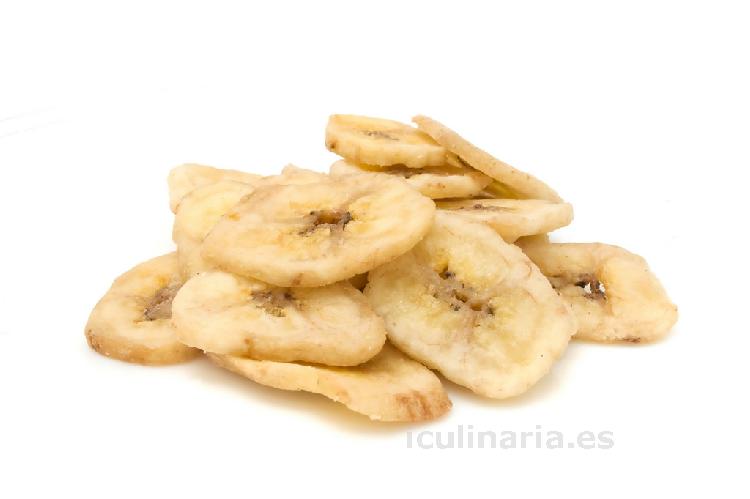 Platano deshidratado
