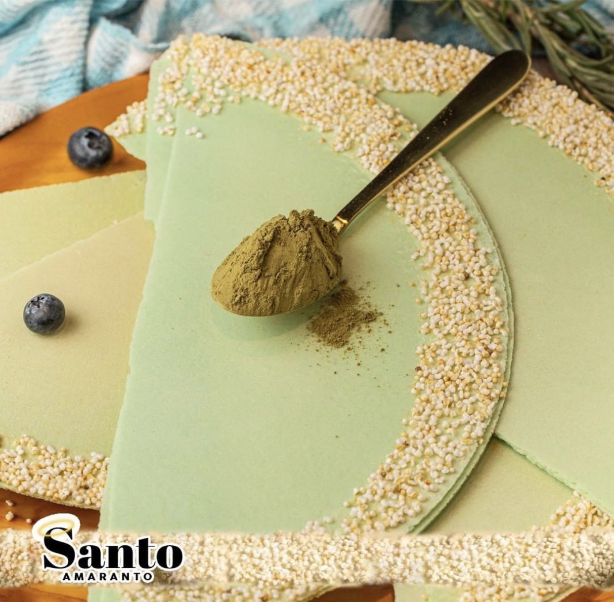 Oblea de Amaranto Grande Matcha
