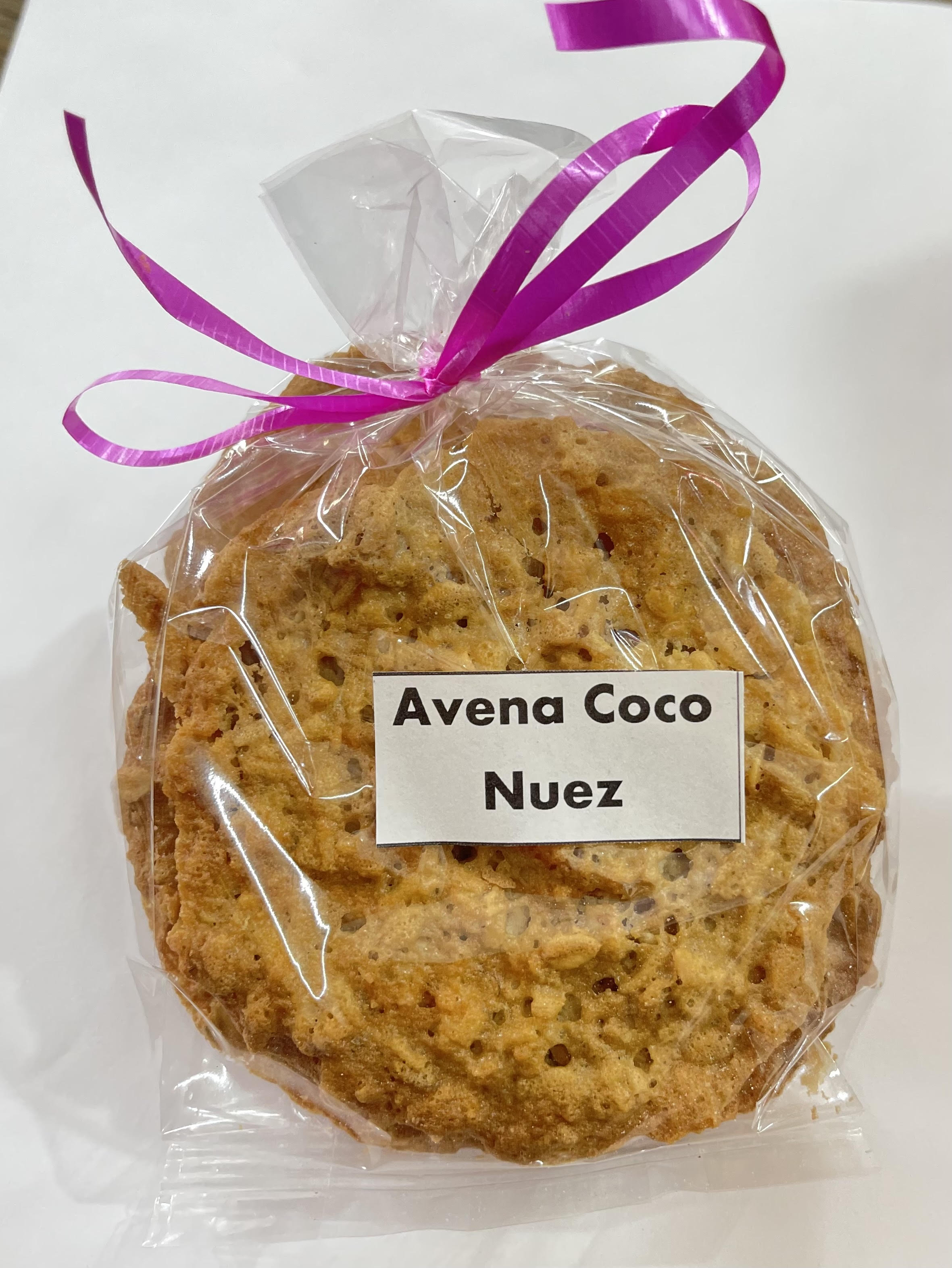 Galleta Casera Avena, Coco y Nuez 3 pzas