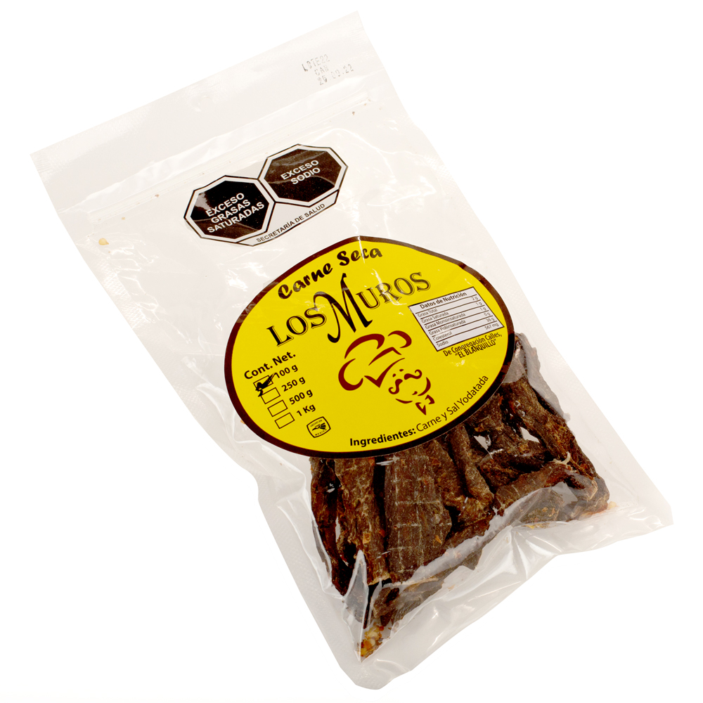 Carne seca Los Muros 100 gr Tasajo enchilado