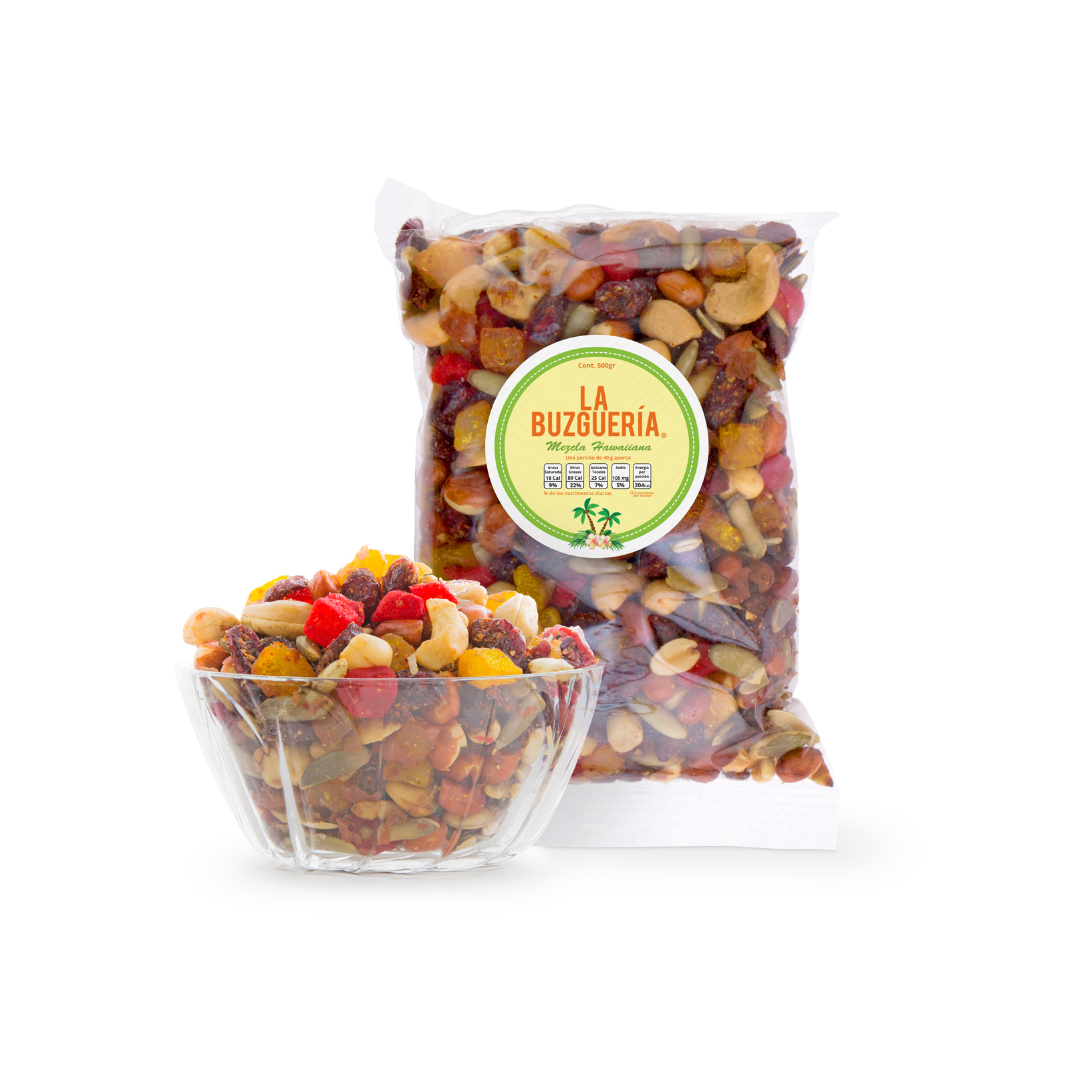 Mezcla Hawaiana 500gr