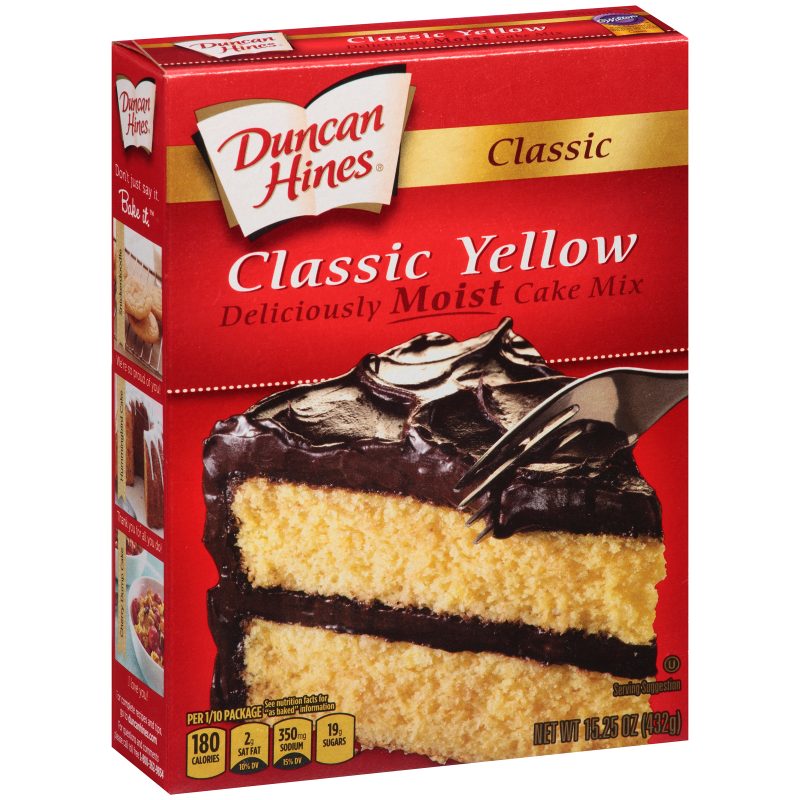 Harina Duncan Hines classic yellow cake